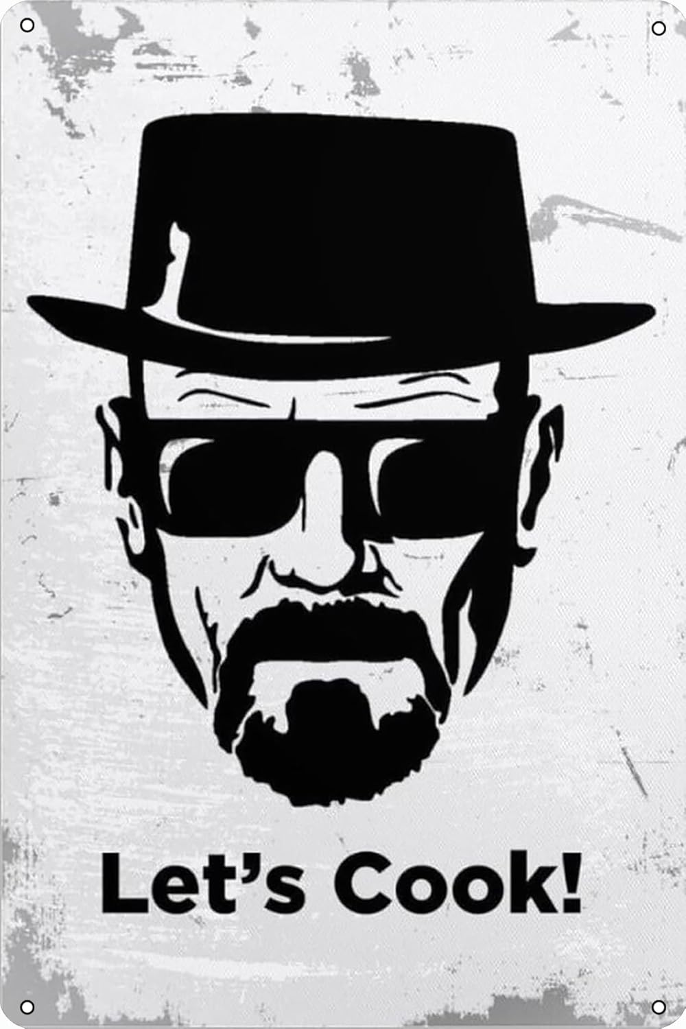 Home Cooking Show - โปสเตอร์วินเทจ Heisenberg Lets Cook สำหรับตกแต่งผนังสไตล์เรโทร เหมาะสำหรับบ้าน