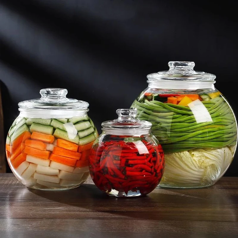 Fermentation Crock - ชุดหมักแบบดั้งเดิมพร้อมฝาปิดแบบแอร์ล็อค โถสำหรับหมักผักดอง กิมจิ ซาวเออร์คราท การหมักไวน์ และคอมบูชา