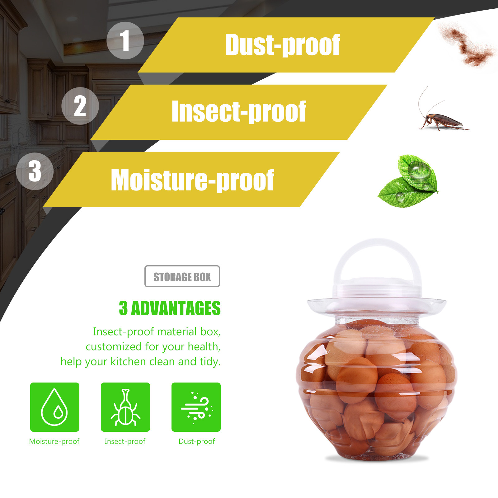 โหลพลาสติกอเนกประสงค์สำหรับใส่ - Fermentation Crock บทวิจารณ์และราคา