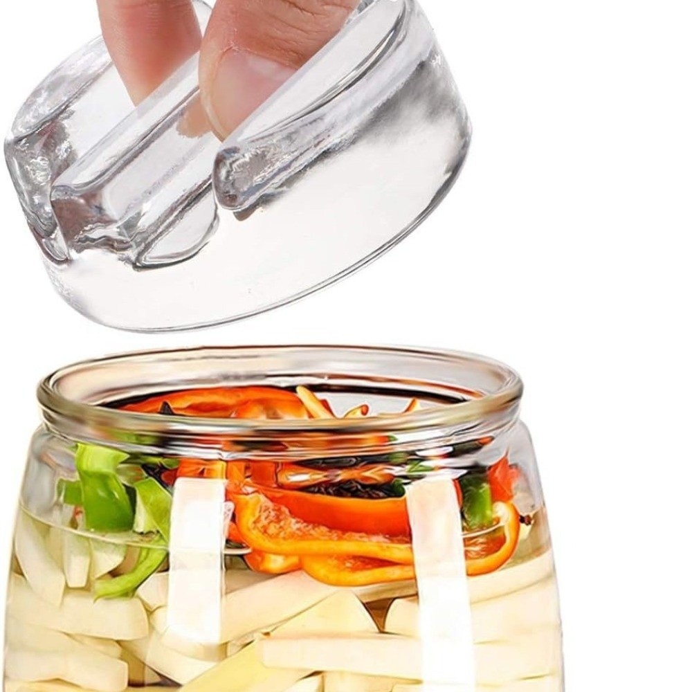 ฝาปิดโหลแก้วแบบมีหูจับ สำหรับห - Fermentation Crock บทวิจารณ์และราคา